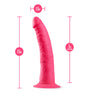 Neo Elite 7.5 Inch Silicone Dual Density Cock Neon Pink
