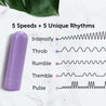Gaia Eco Conscious vibrator Rechargeable Bullet Lilac