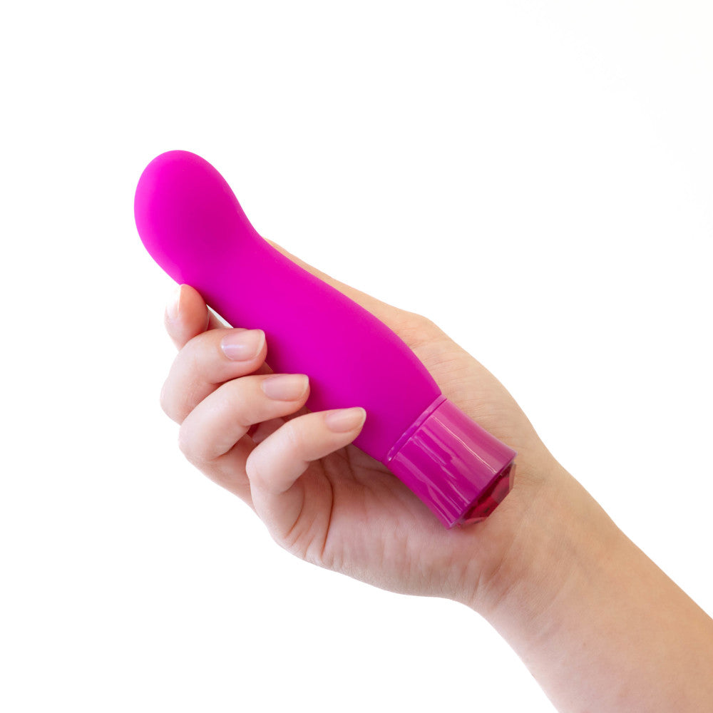 Blush Oh My Gem Exclusive 5.5 Inch Warming G Spot Vibrator in Tourmaline - Made with Smooth Ultrasilk® Puria™ Silicone