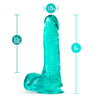 Comfortable and realistic experience with B Yours Plus dildo Ram N Jam Teal