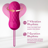 7 Gyrating Vibrating Functions Blush Carina Velvet