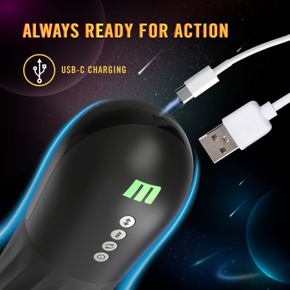 M For Men | Quantum X | Vibrating, Thrusting, & Twisting Automatic Male Masturbator In Black BlushVibe.com M For Men | Quantum X | Vibrating, Thrusting, & Twisting Automatic Male Masturbator In Black BlushVibe.com