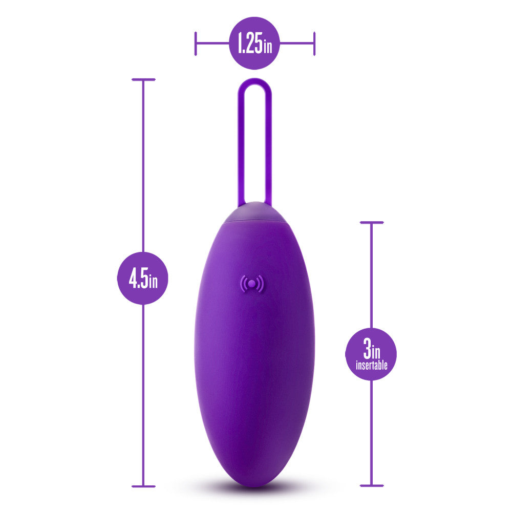 Blush Wellness - Imara - Vibrating Egg With Remote - Purple BlushVibe.com Blush Wellness - Imara - Vibrating Egg With Remote - Purple BlushVibe.com