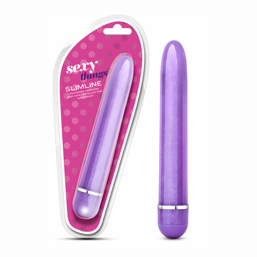 Blush Sexy Things Slimline Vibe Purple 7-Inch Vibrator