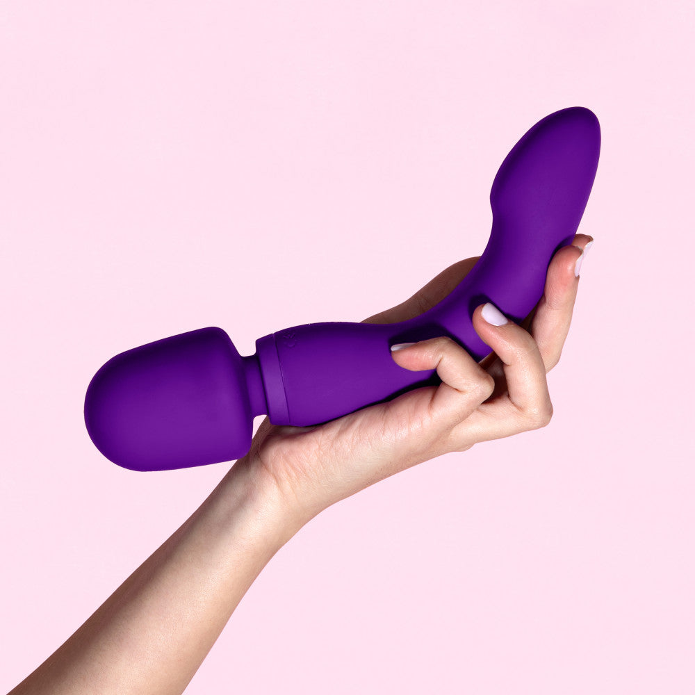 Wellness Dual Sense Purple powerful dual massaging stimulation Vibrator