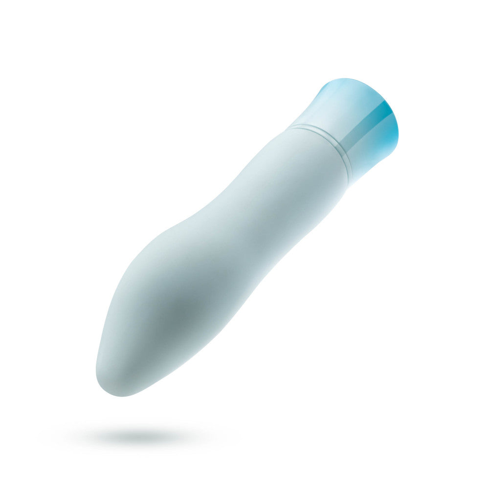 Oh My Gem Ardor 5.5 Inch Warming G Spot Vibrator in Aquamarine - Made with Smooth Ultrasilk® Puria™ Silicone