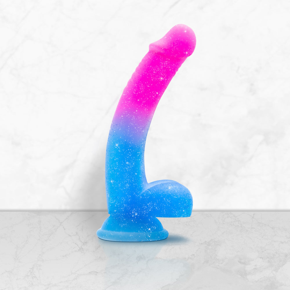 Blush Avant | Chasing Sunsets Mermaid: Artisan 8 Inch Dildo with Suction Cup Base - Made with Smooth Ultrasilk® Purio™ Silicone