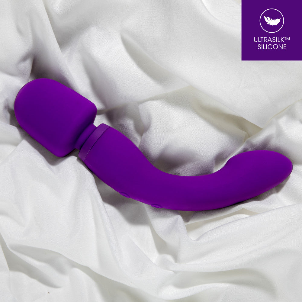 Wellness Dual Sense Purple powerful dual massaging stimulation Vibrator