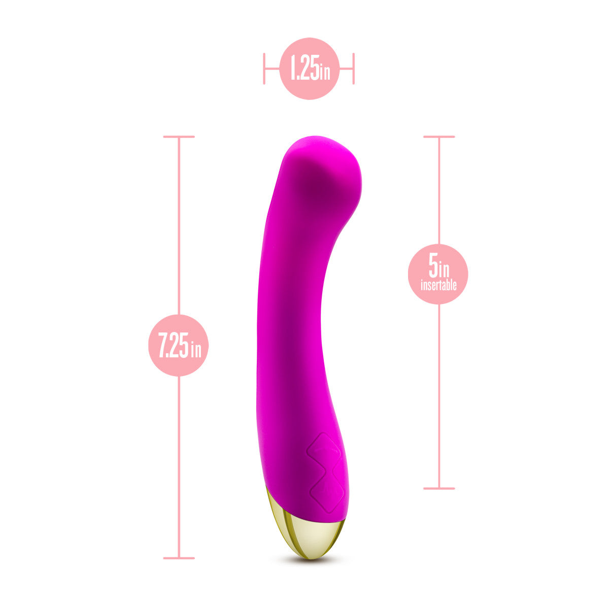 Aria Bangin' AF G-Spot Purple 7.25-Inch Vibrator
