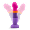 Avant D3 Suction cup base Summer Fling Non-representational dildo with pink, orange, purple
