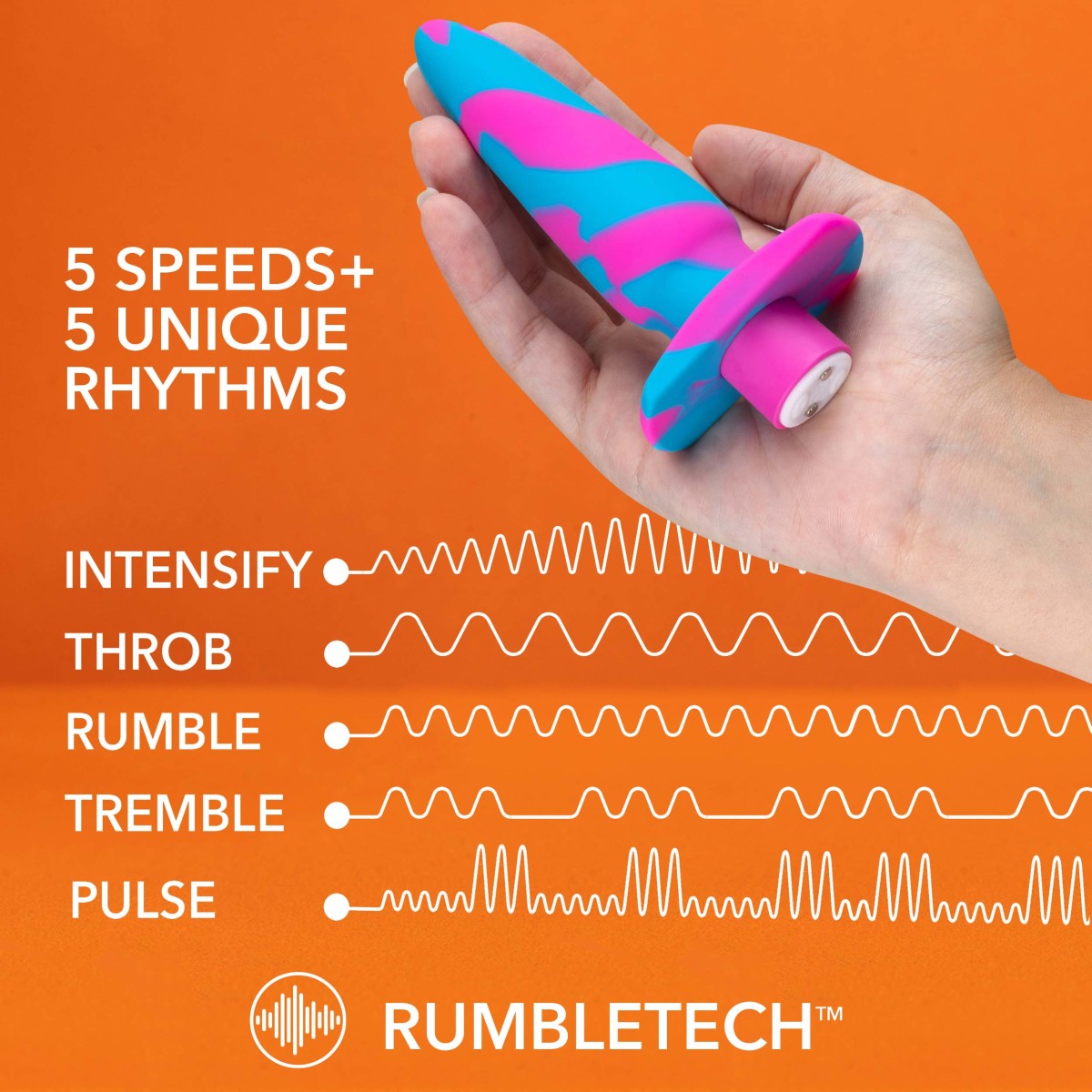 5 Inch Avant Vibrotize Fuchsia for Anal Play