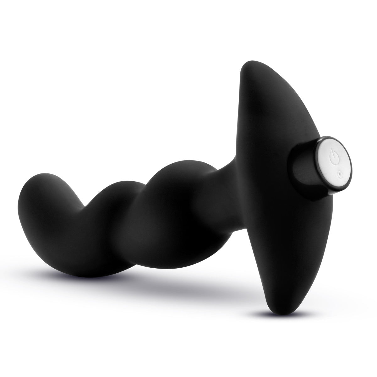 Anal Adventures Platinum Prostate Massager 03  Black 6-Inch Vibrating Rechargeable Anal Plug