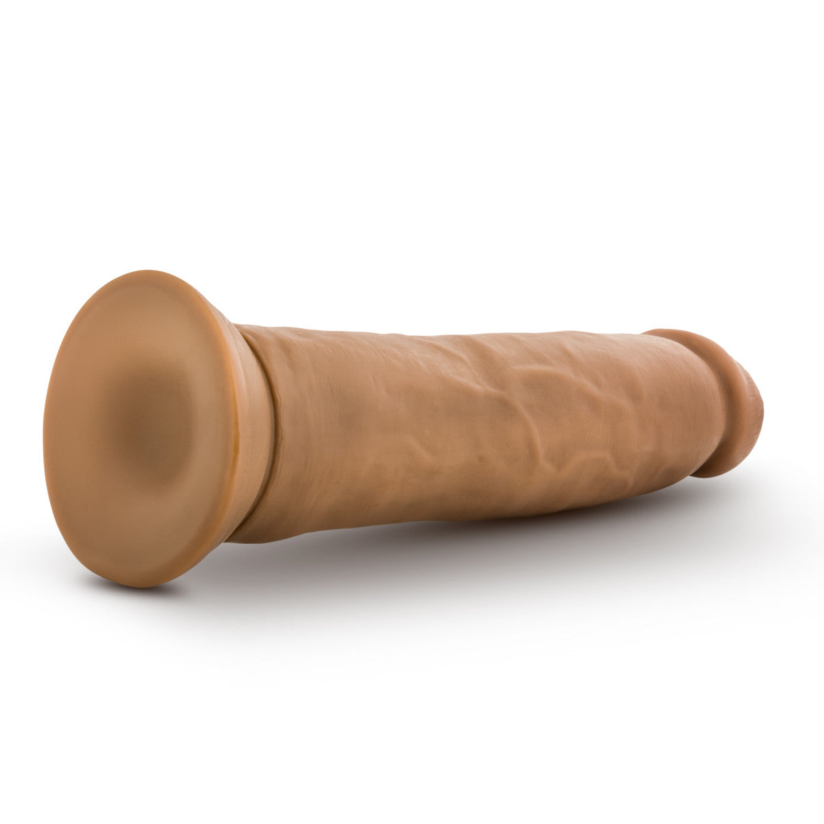 Au Naturel Carlos Realistic Mocha 9.5-Inch Long Dildo With Suction Cup Base