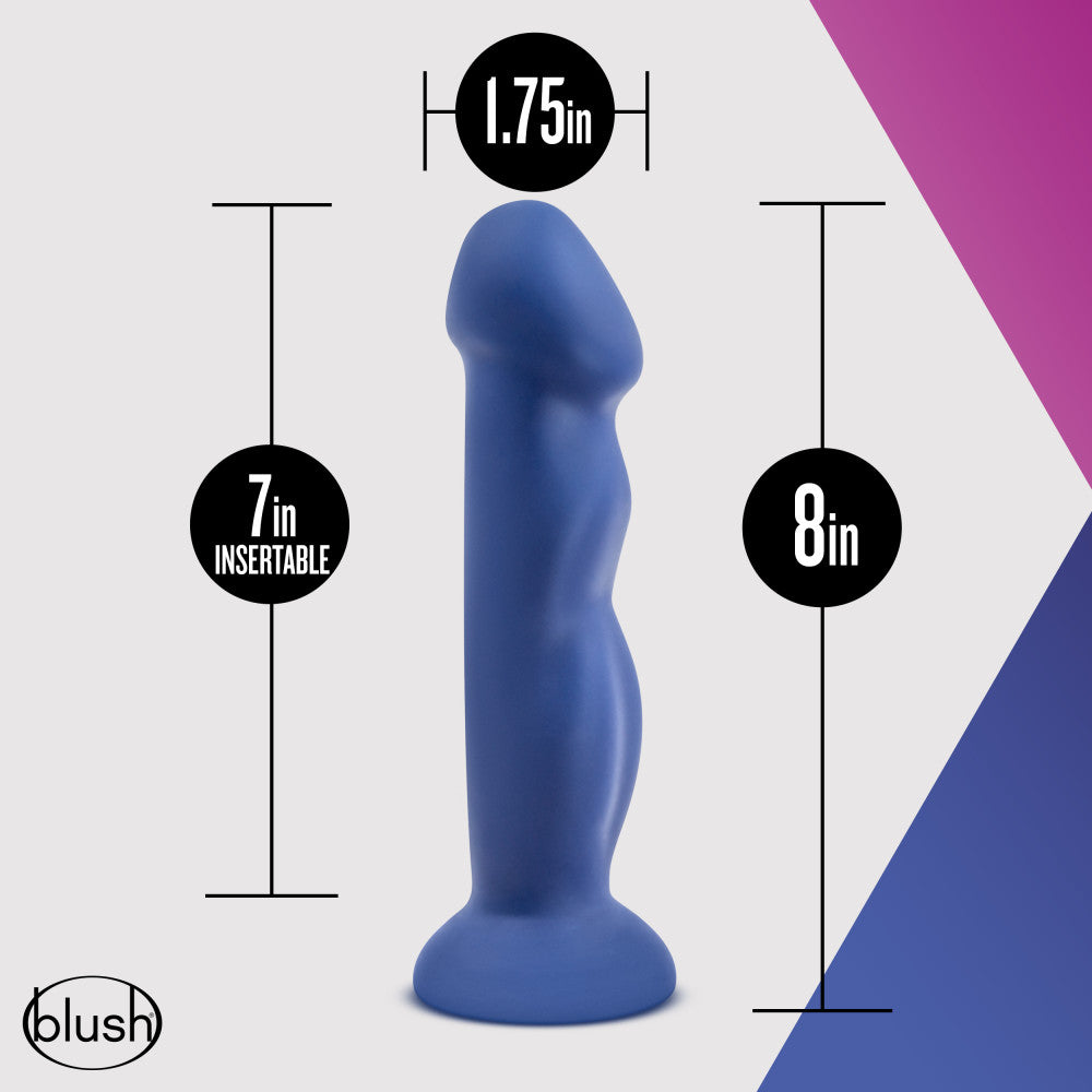 Avant D12 suko Indigo Deep blue non-representational dildo