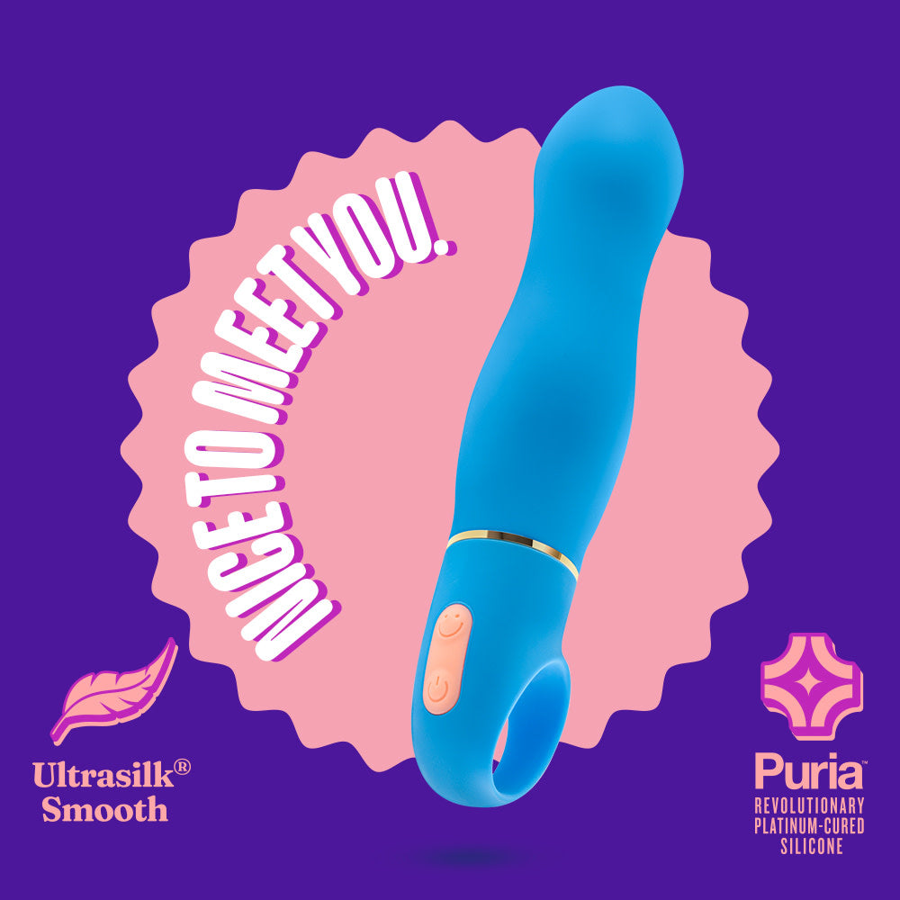 Aria Exciting AF G-Spot Blue 6.25-Inch Loop Handle Vibrator