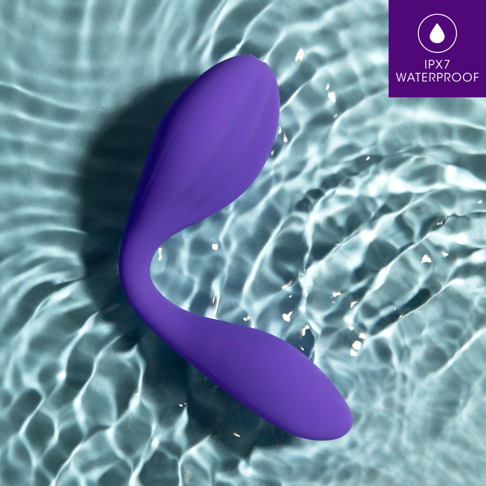 Wellness By Blush™ | Duo Purple UltraSilk® Vibrator - Made with Purio® Silicone